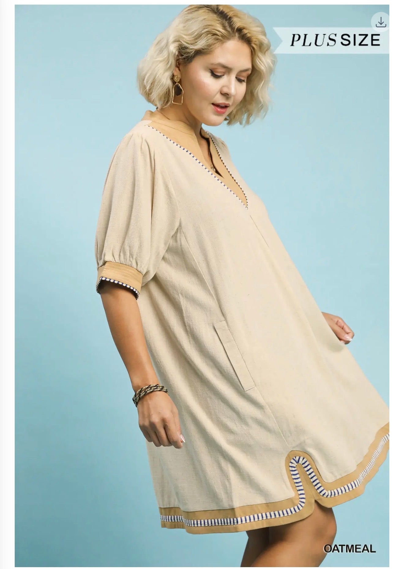 The Victoria dress in plus