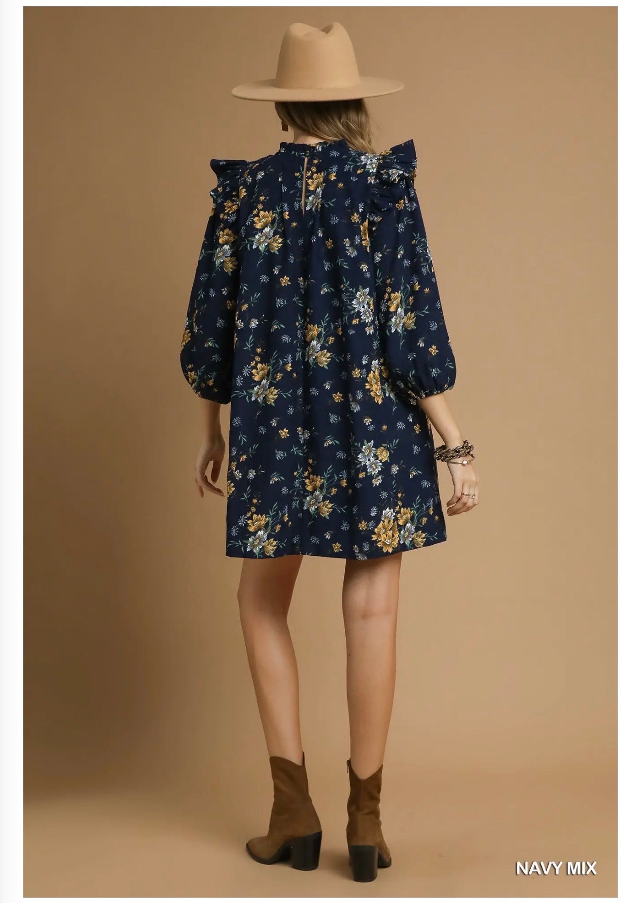 The Rodeo dress in navy
